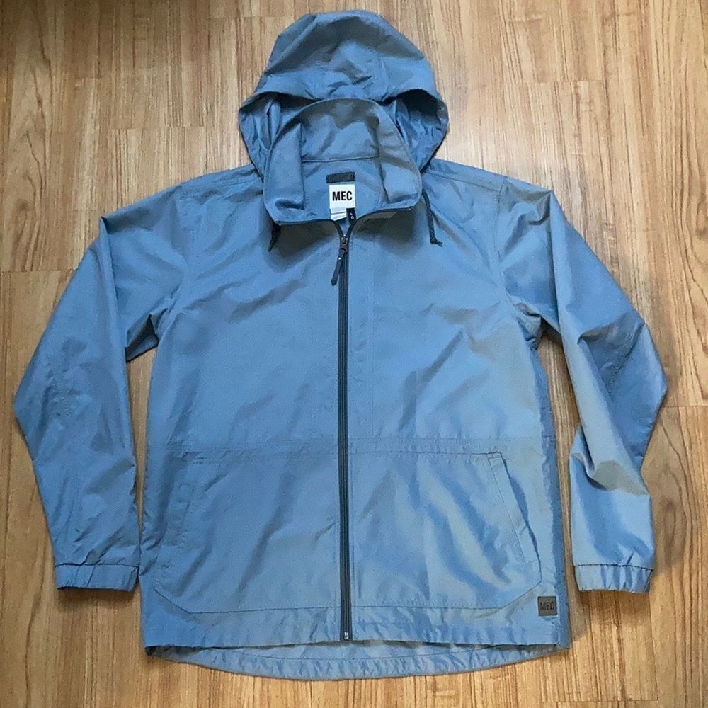 MEC Regular Fit Blue Windproof Jacket L EUC